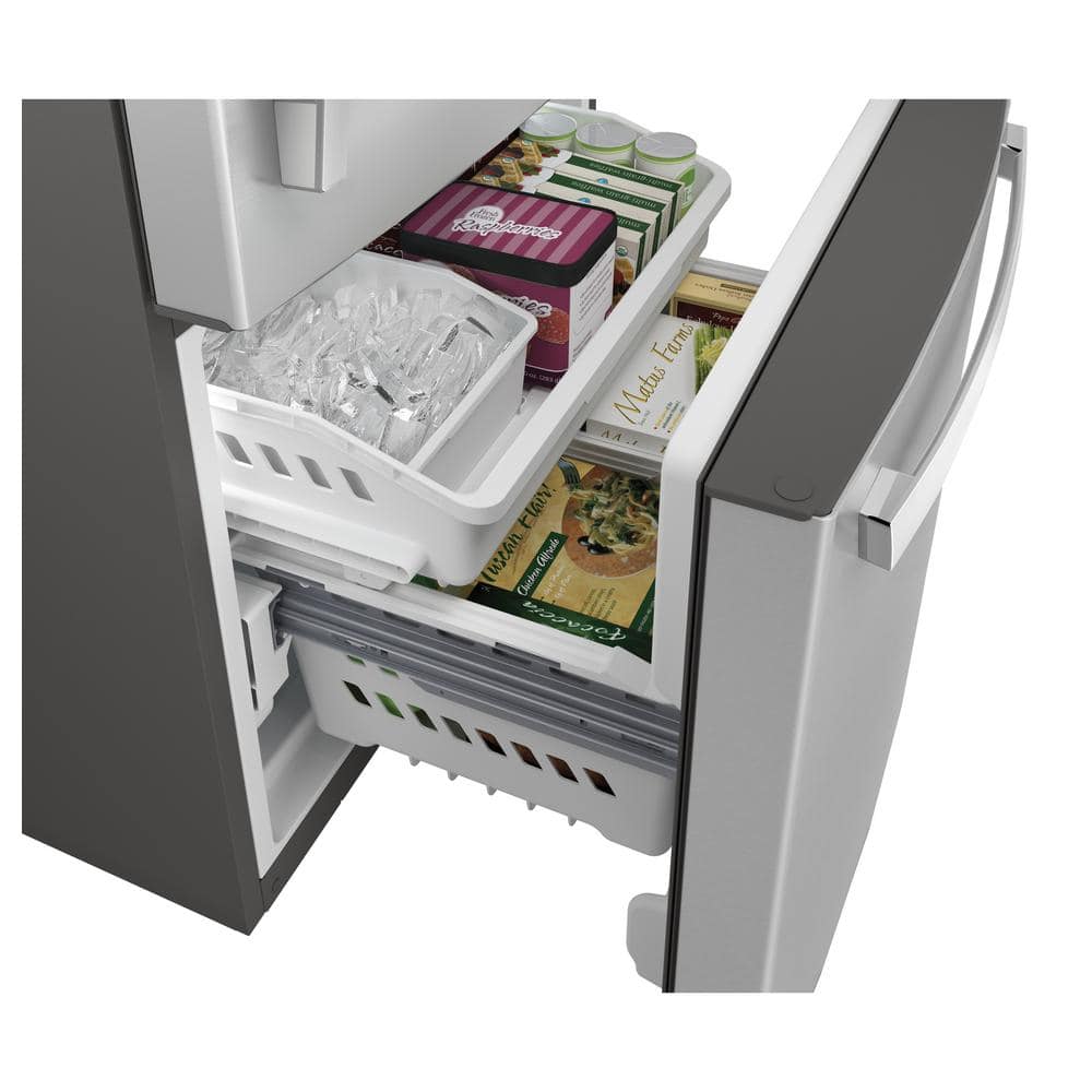 24.8 Cu. Ft. Bottom Freezer Refrirator in Finrprint Resistant Stainless Steel, Standard Depth ENERGY STAR