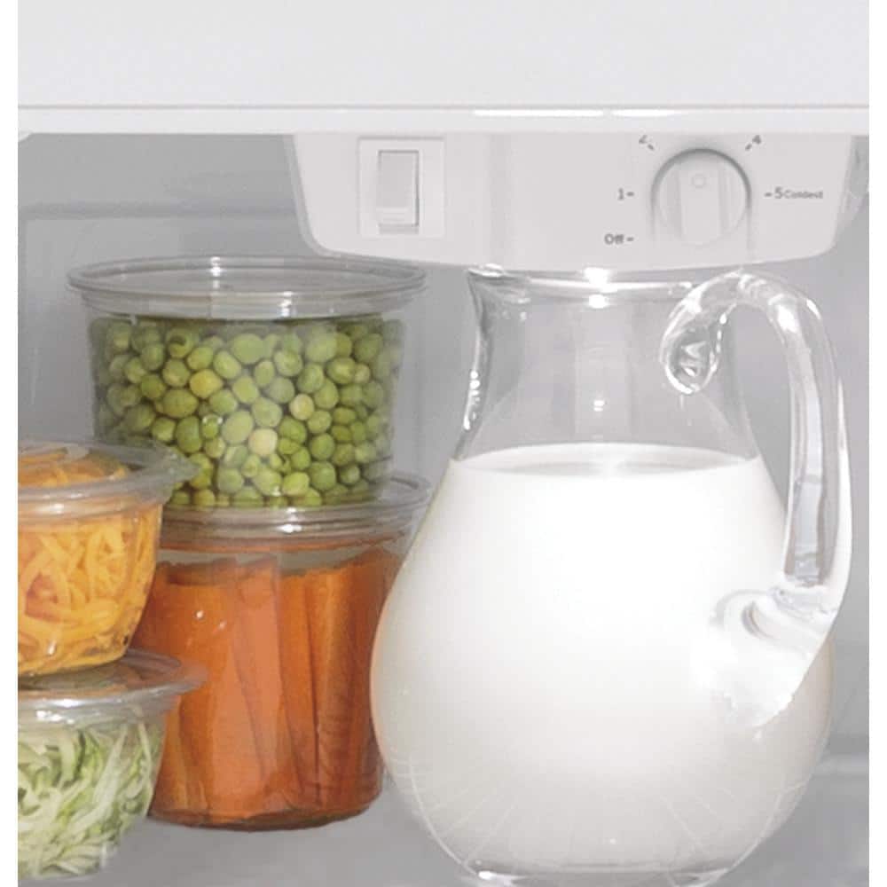21.9 Cu. Ft. Top Freezer Refrirator in Finrprint Resistant Stainless Steel, Gara Ready