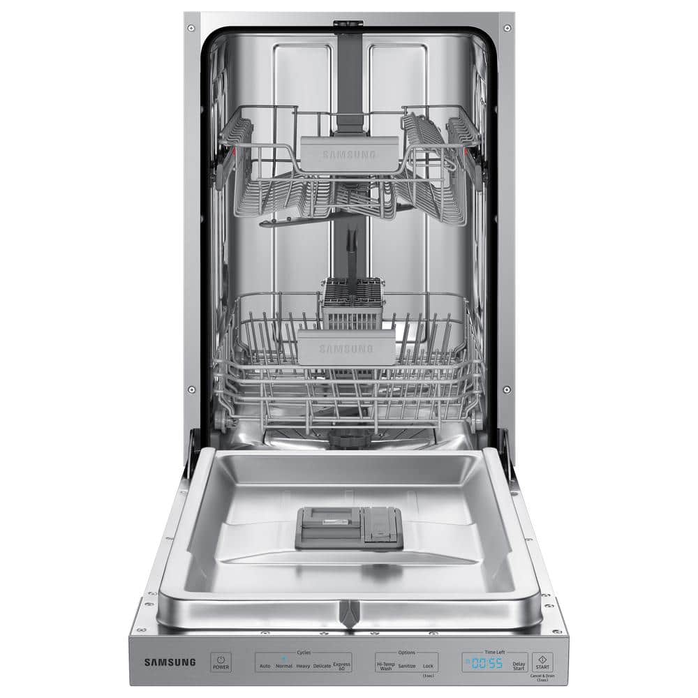 18 In. Top Control Dishwasher in Fingerprint Resistant Stainless Steel, Autorelease, 46 Dba