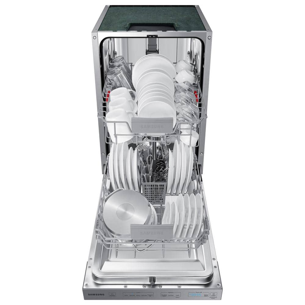 18 In. Top Control Dishwasher in Fingerprint Resistant Stainless Steel, Autorelease, 46 Dba