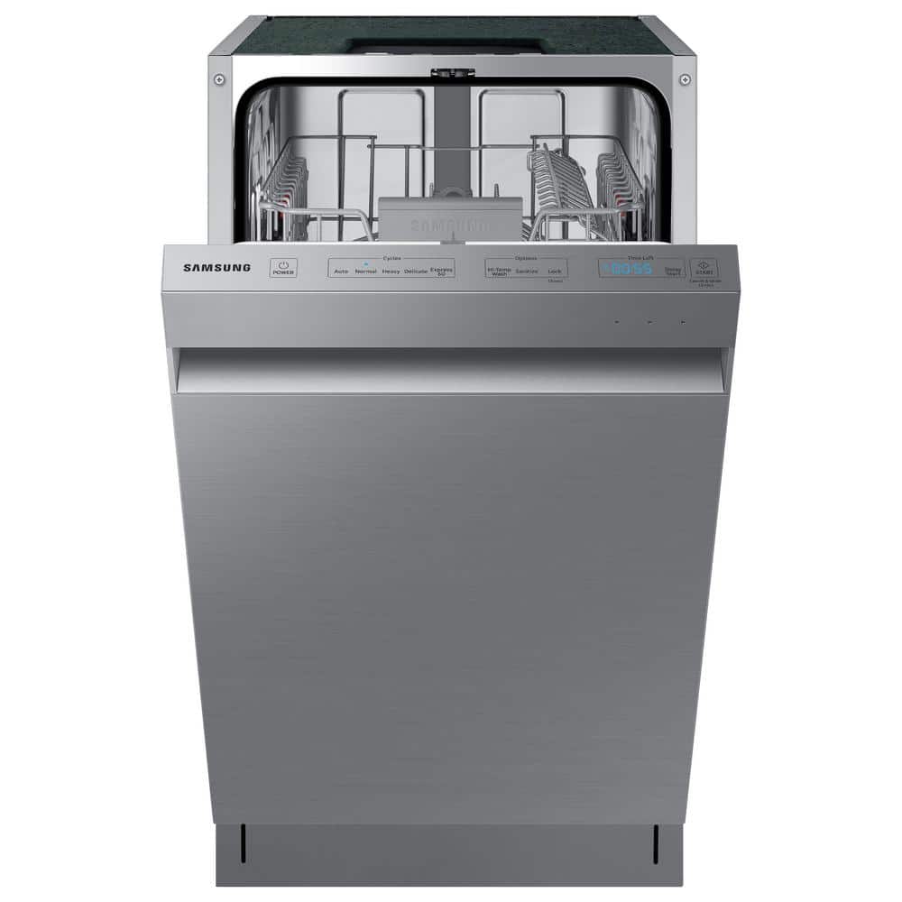 18 In. Top Control Dishwasher in Fingerprint Resistant Stainless Steel, Autorelease, 46 Dba