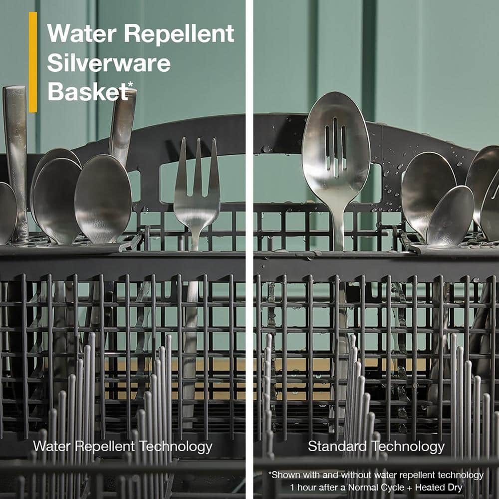 24 In. Built-In Tall Tub Dishwasher in Fingerprint Resistant Stainless Steel with Washing 3Rd Rack, 41 DBA