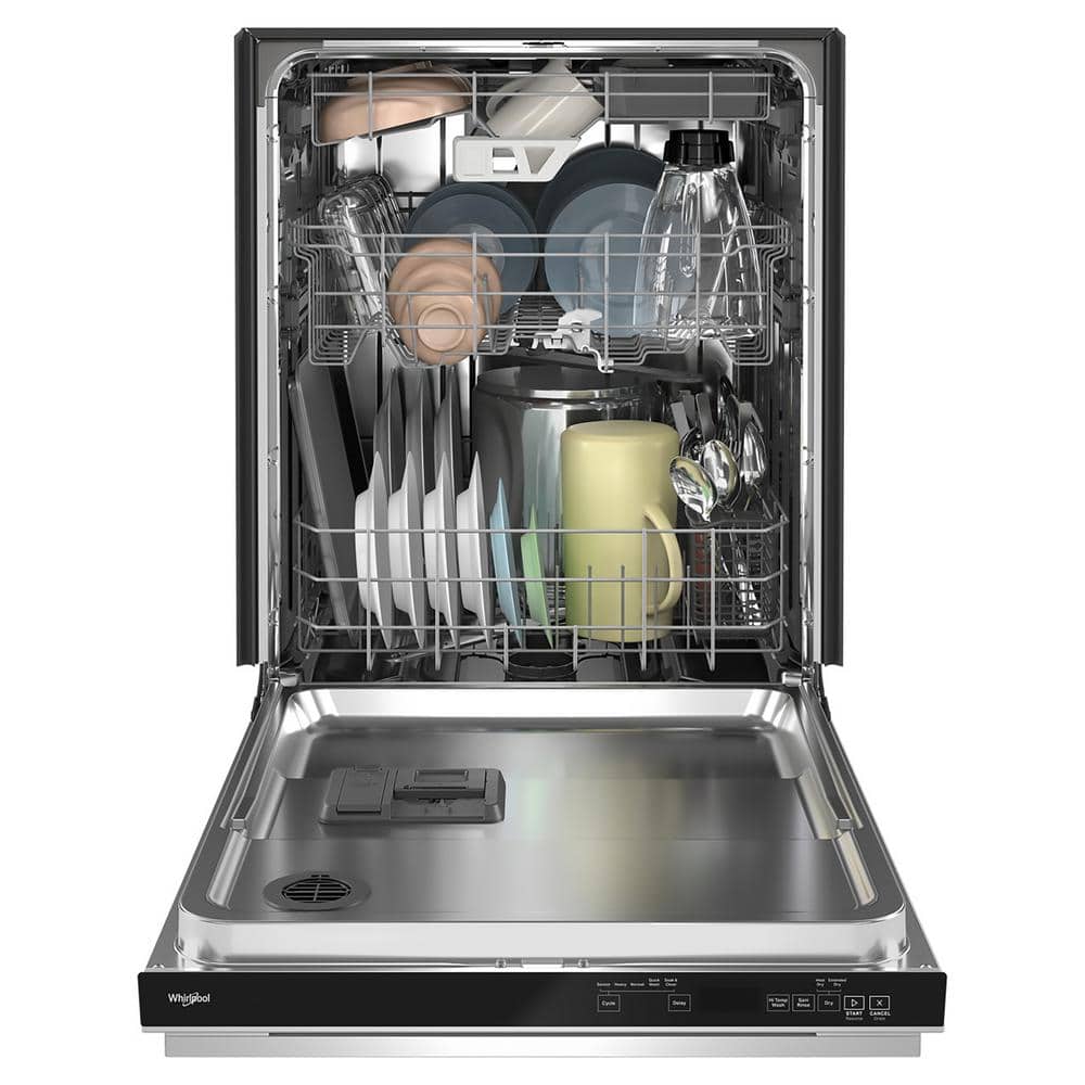 24 In. Built-In Tall Tub Dishwasher in Fingerprint Resistant Stainless Steel with Washing 3Rd Rack, 41 DBA