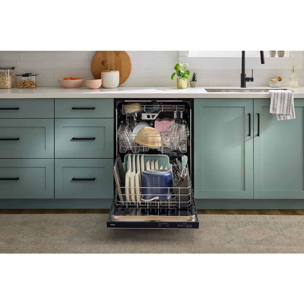 24 In. Built-In Tall Tub Dishwasher in Fingerprint Resistant Stainless Steel with Washing 3Rd Rack, 41 DBA