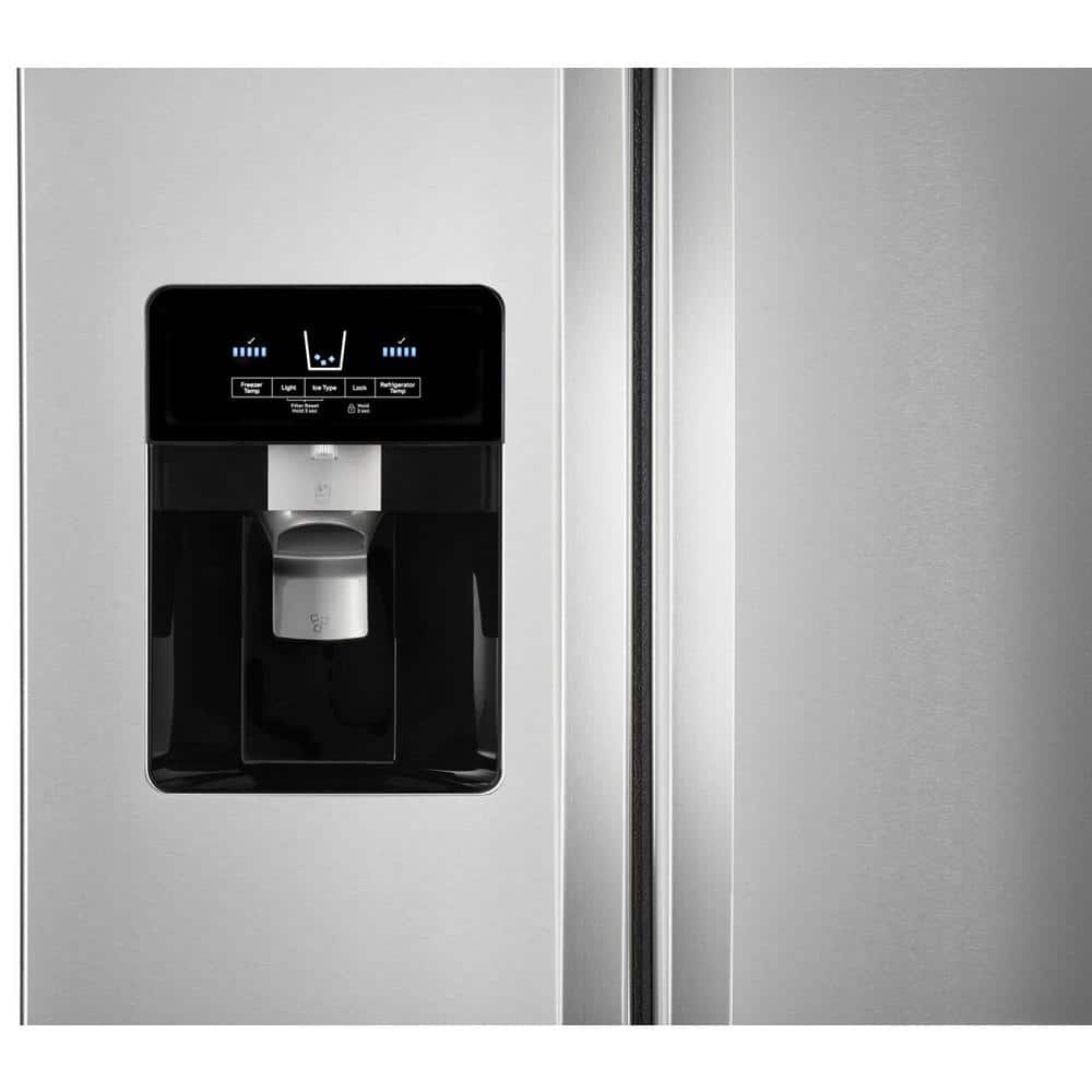 21.4 Cu. Ft. Side by Side Refrigerator in Fingerprint Resistant Stainless Steel