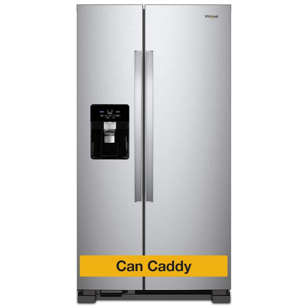 21.4 Cu. Ft. Side by Side Refrigerator in Fingerprint Resistant Stainless Steel