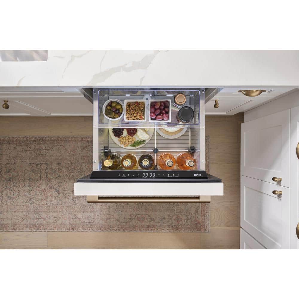 Presrv 5.1 Cu. Ft. Panel Ready Dual Zone Refrigerator Drawers