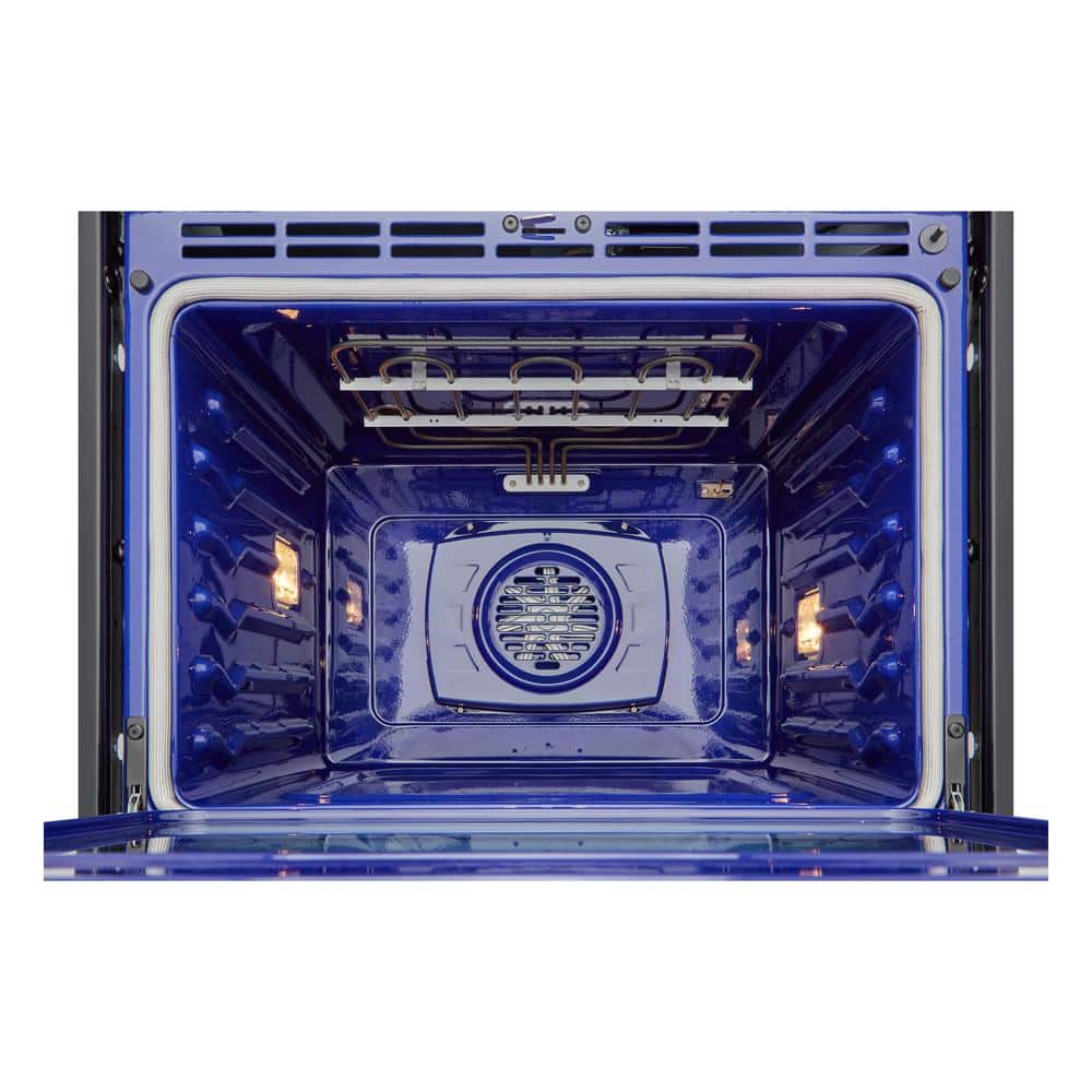 9.4 Cu. Ft. Smart Double Wall Oven with Fan Convection, Air Fry in Printproof in Stainless Steel