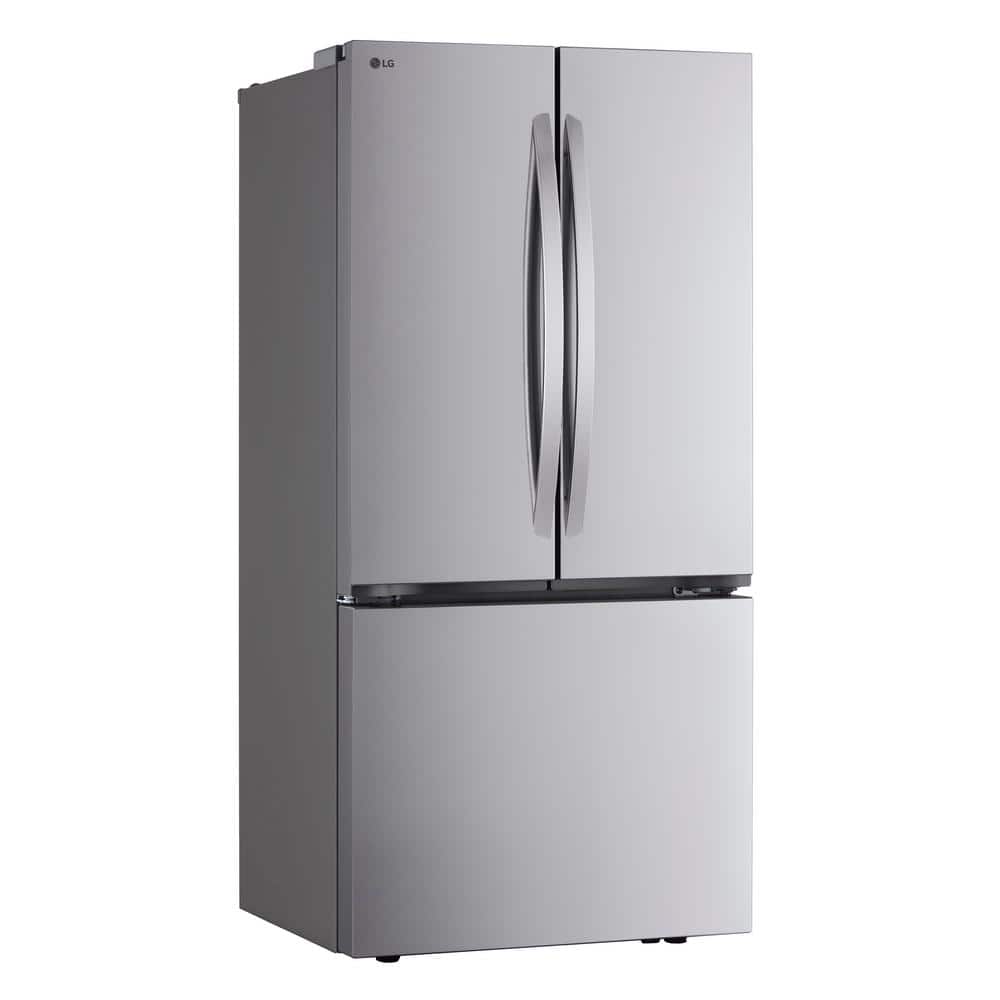 33 In. W. 21 Cu.Ft. SMART Counter Depth MAX French Door Refrigerator with Ice Maker in Printproof Stainless Steel