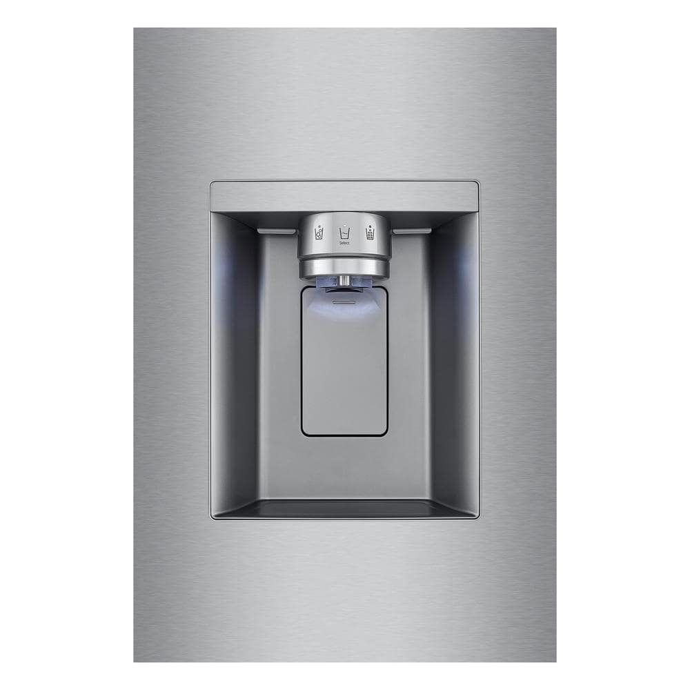 24 Cu. Ft. Counter Depth MAX Zero Clearance 3-Door French Door Refrigerator with Craft Ice in Printproof Stainless Steel