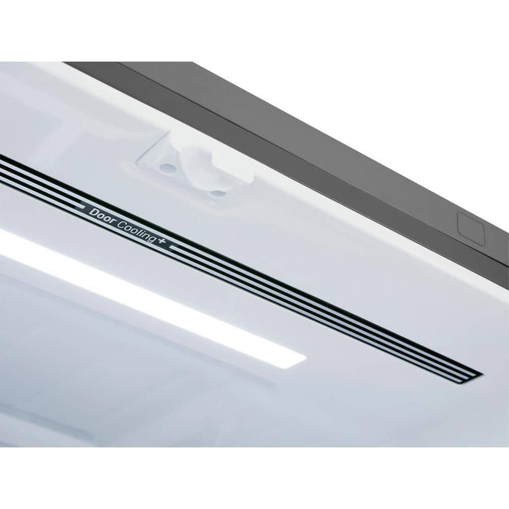 27 Cu. Ft. Smart Counter-Depth MAX French Door Refrigerator with Internal Water Dispenser in Printproof Stainless Steel