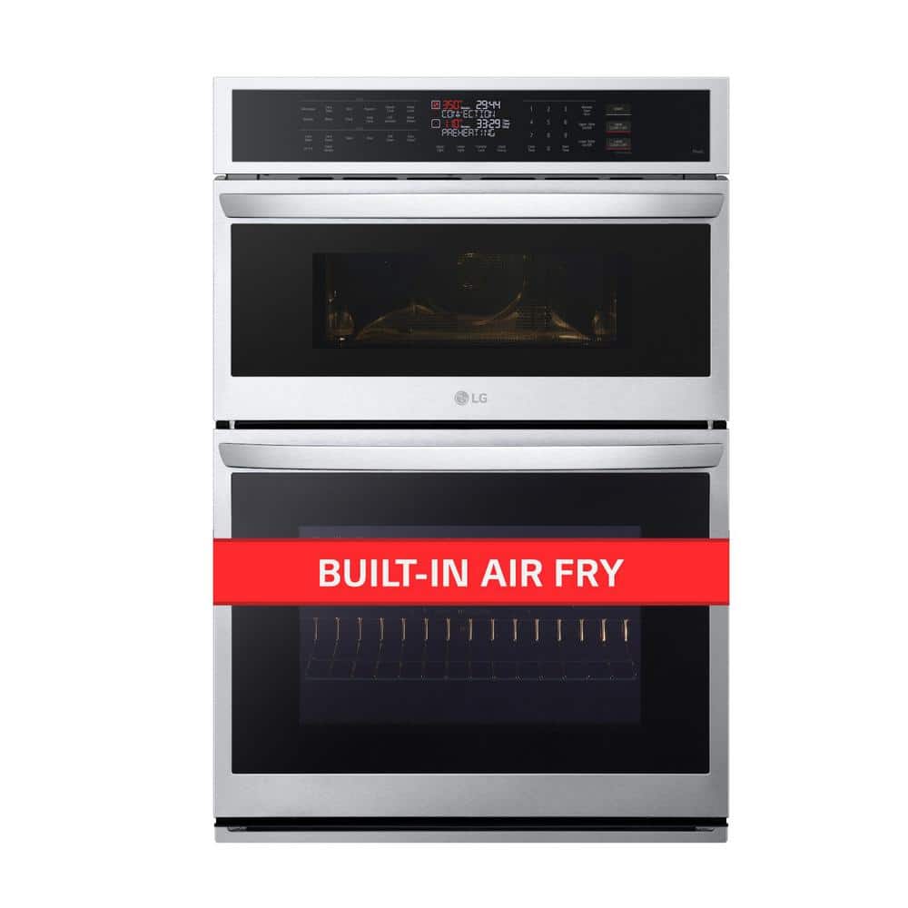 6.4 Cu. Ft. Smart Combi Wall Oven with Fan Convection, Air Fry in Printproof Stainless Steel