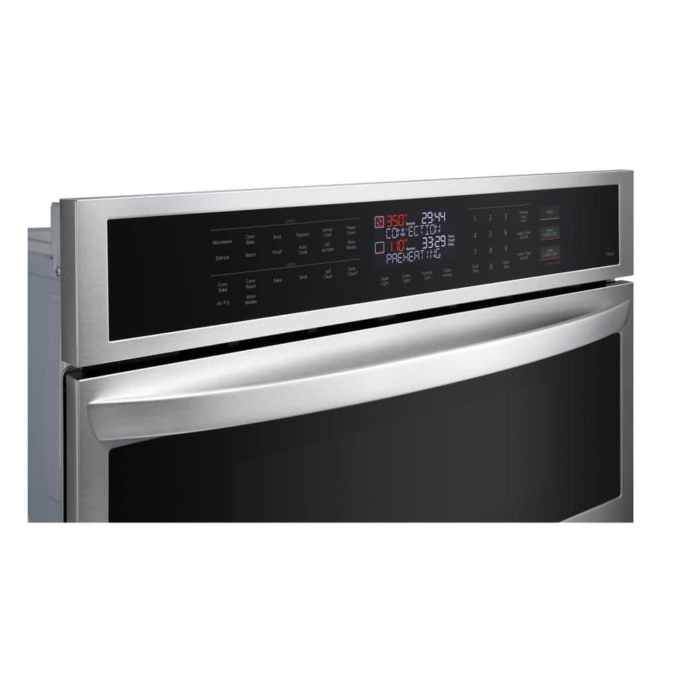 6.4 Cu. Ft. Smart Combi Wall Oven with Fan Convection, Air Fry in Printproof Stainless Steel