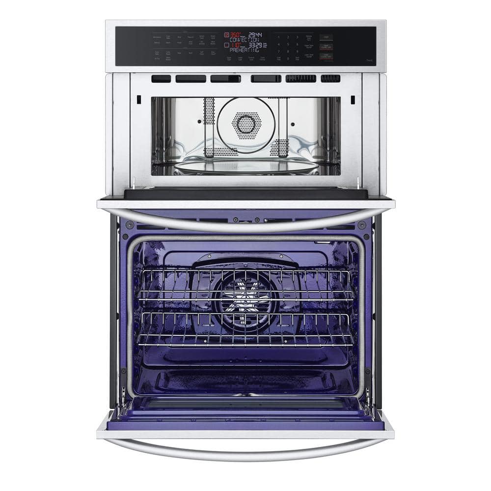 6.4 Cu. Ft. Smart Combi Wall Oven with Fan Convection, Air Fry in Printproof Stainless Steel