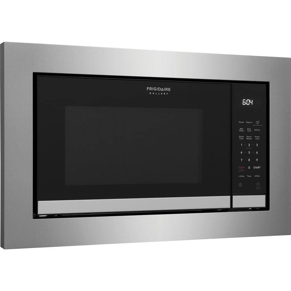 24 In. 2.2 Cu Ft Electric Built-In Microwave in Stainless Steel with Sensor Cook