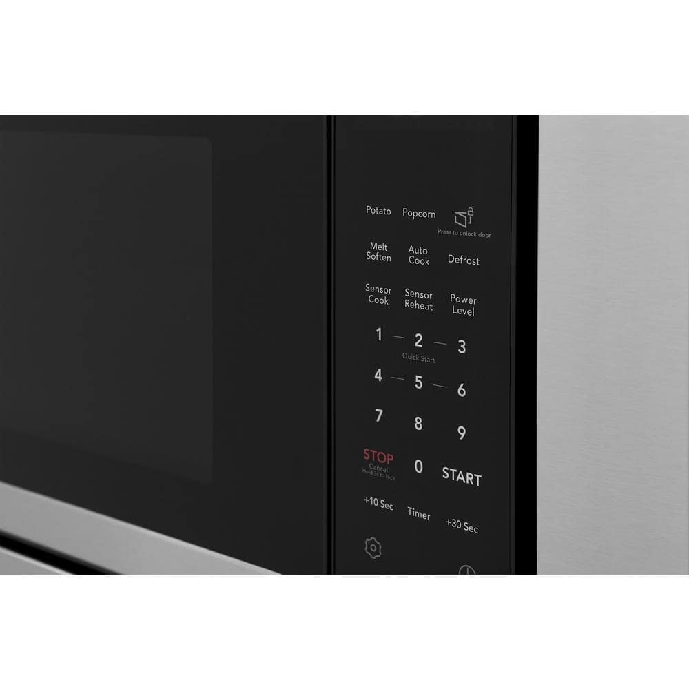 24 In. 2.2 Cu Ft Electric Built-In Microwave in Stainless Steel with Sensor Cook