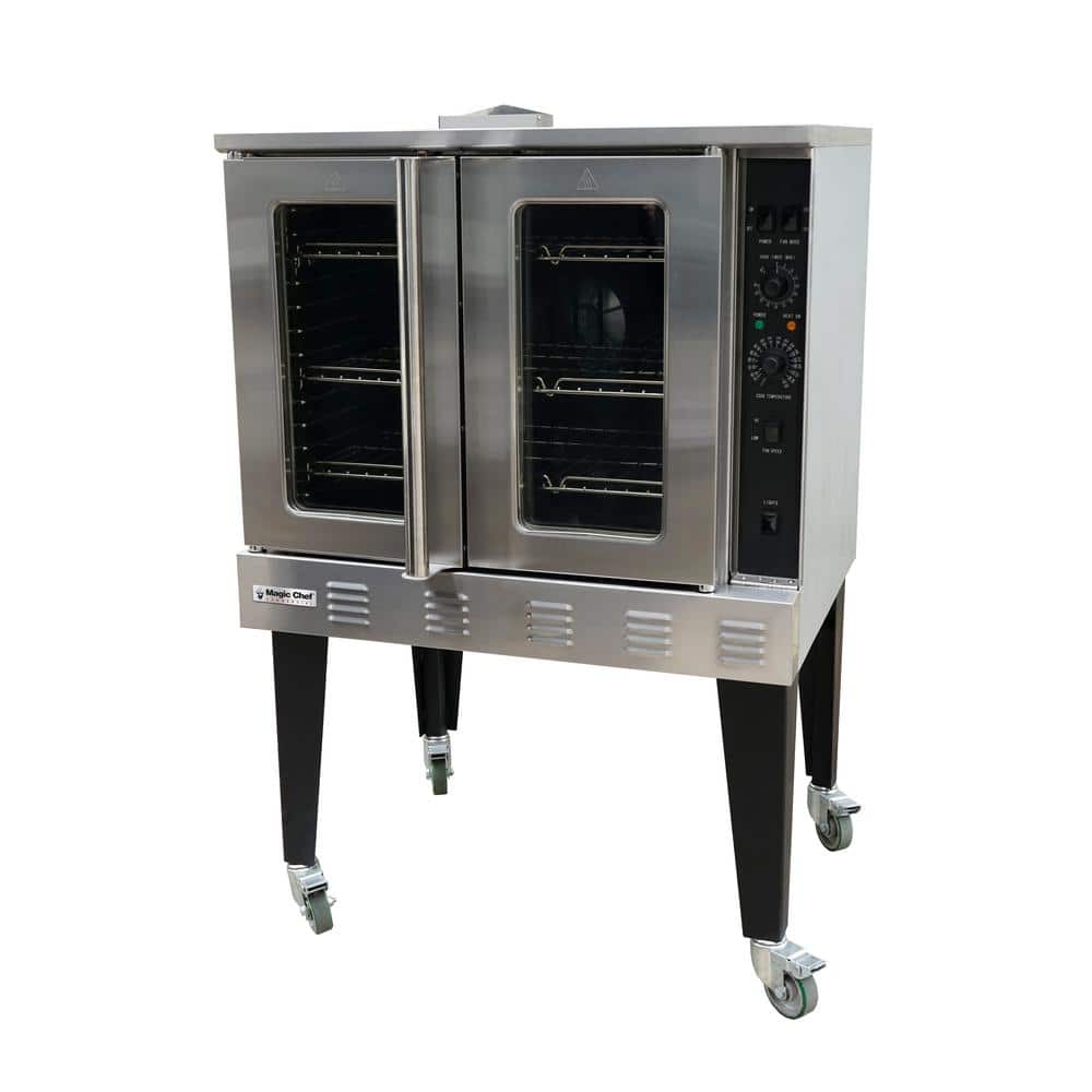 38 In. Commercial Convection Oven in Stainless Steel