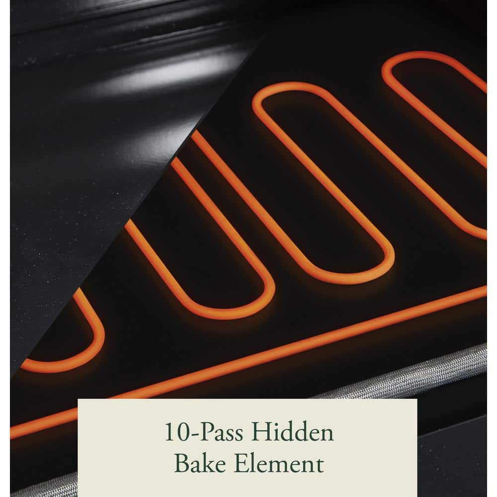 30 In. Smart Double Electric French-Door Wall Oven with Convection Self Cleaning in Stainless Steel