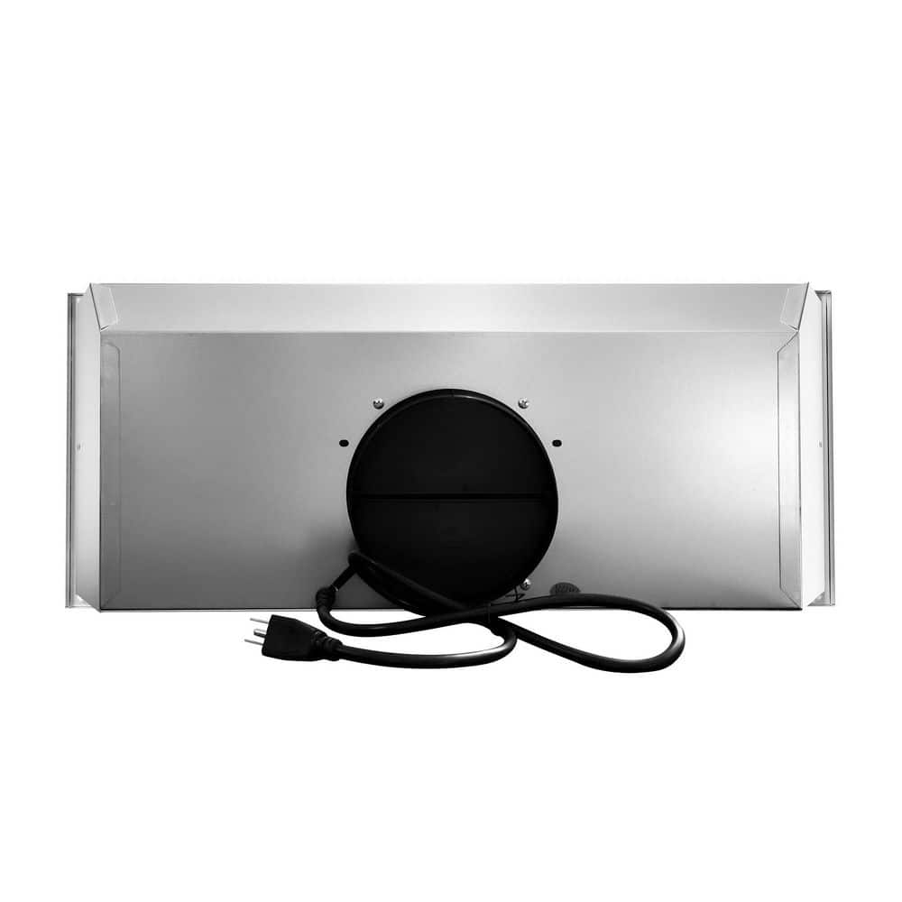 30 In. Lumin Collection 380 CFM Ducted Insert Range Hood, Button Controls, LED Lights, Stainless Steel