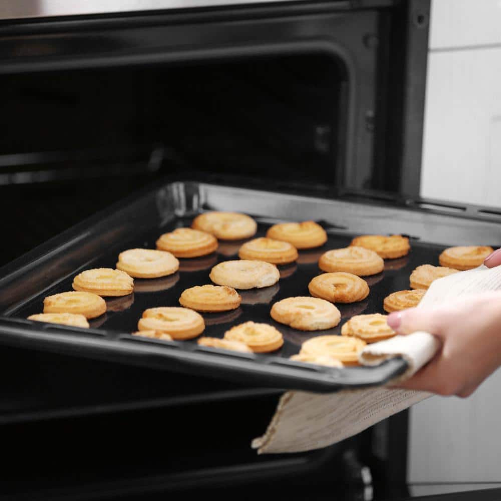 24 In. Single Electric Wall Oven with Convection Fan in Stainless Steel