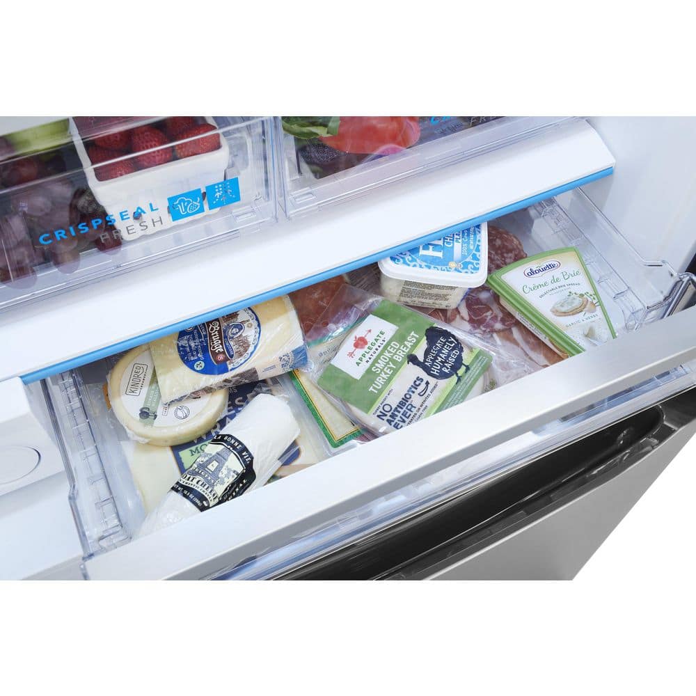 Gallery 30 In. 20.3 Cu. Ft. Bottom Freezer Refrigerator in Smudge-Proof Stainless Steel with Internal Water Dispenser