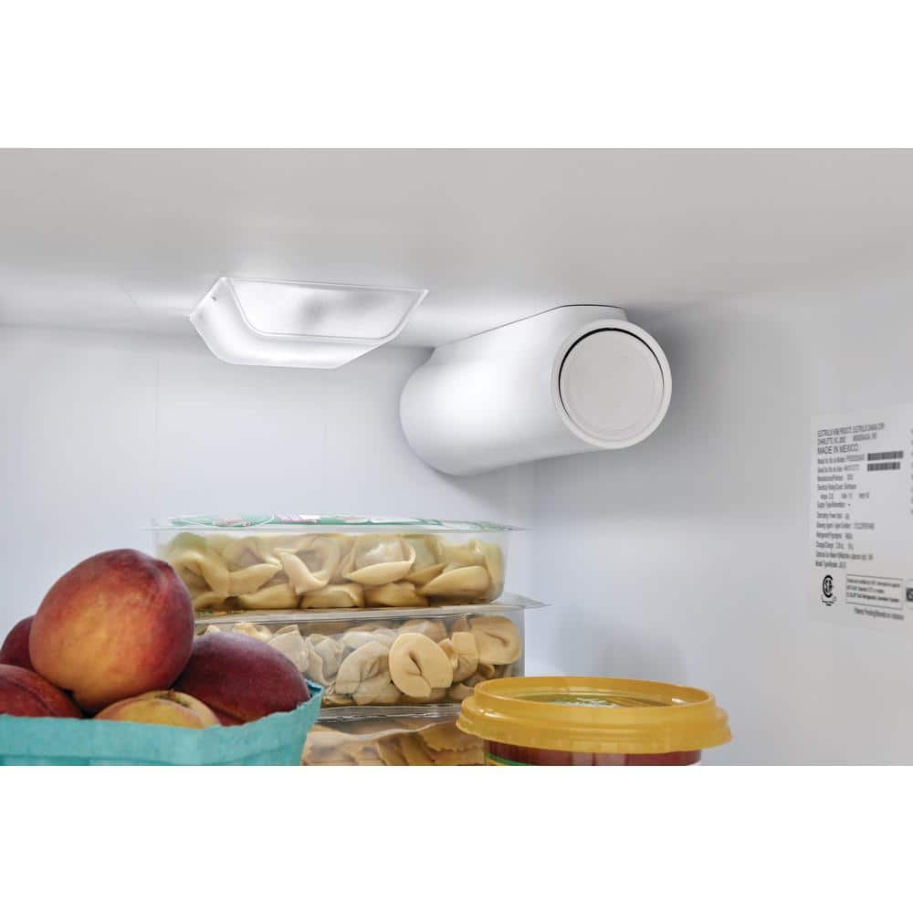 33 In. 22.3 Cu. Ft. Standard Depth Side by Side Refrigerator in Stainless Steel