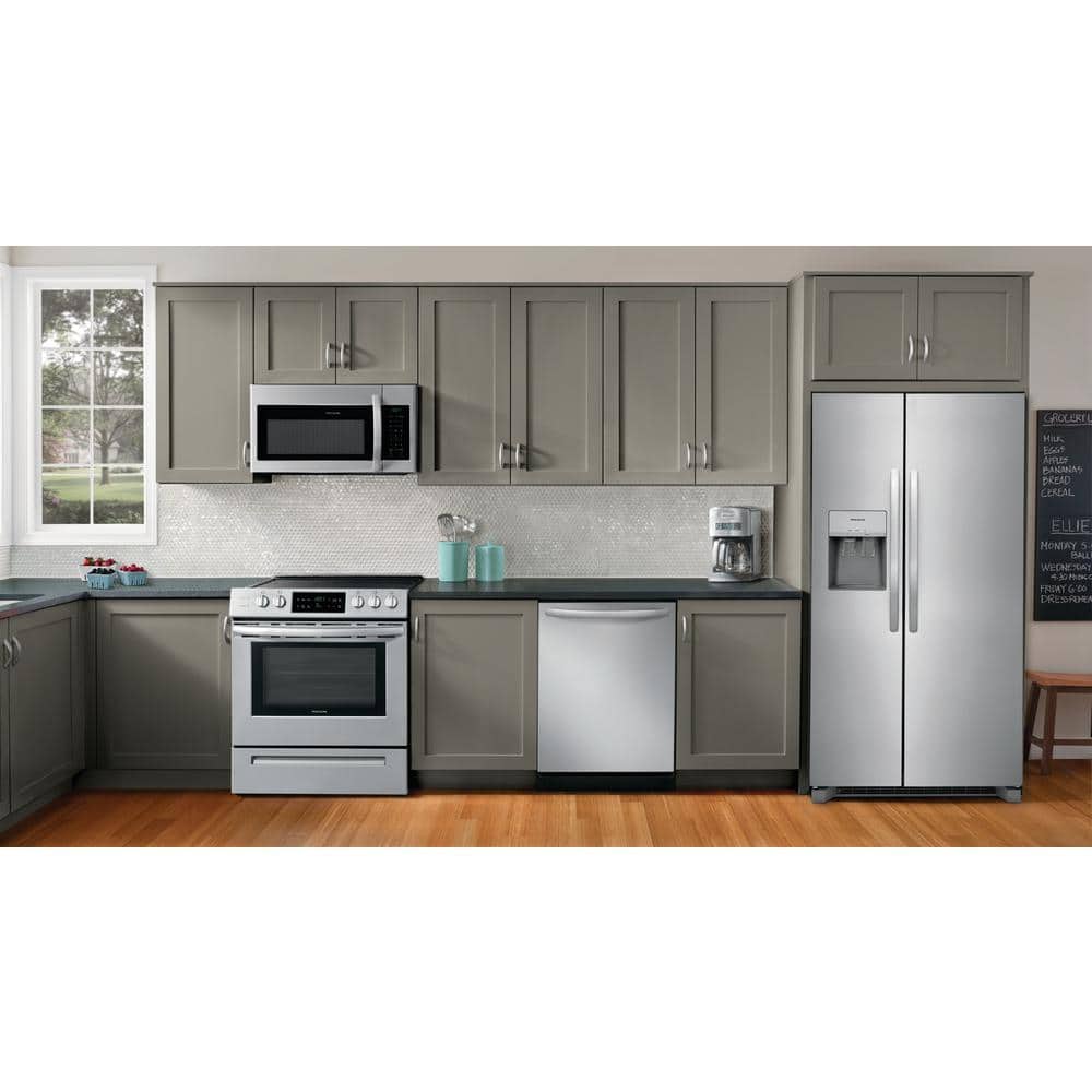 36 In. 26 Cu. Ft. Standard Depth Side by Side Refrigerator in Stainless Steel