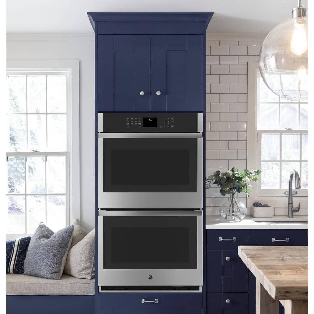 27 In. Smart Double Electric Wall Oven with Self Clean in Stainless Steel