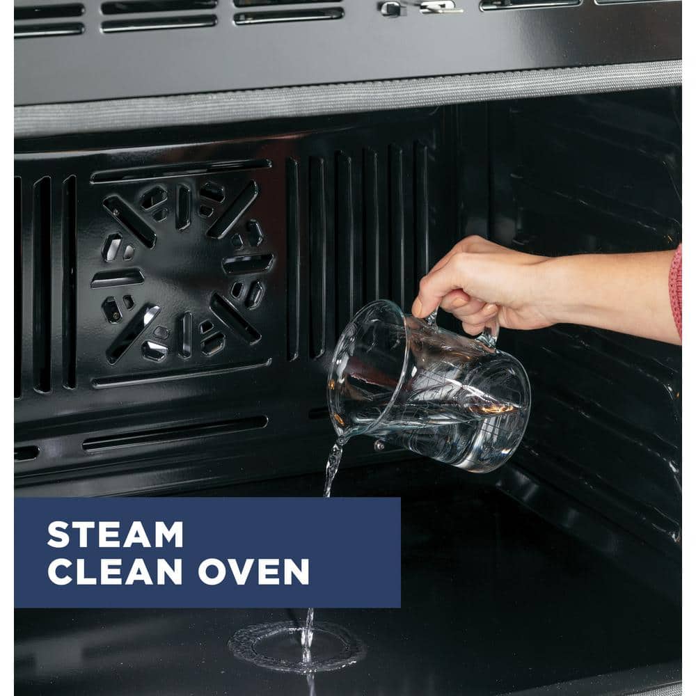 27 In. Smart Double Electric Wall Oven with Self Clean in Stainless Steel
