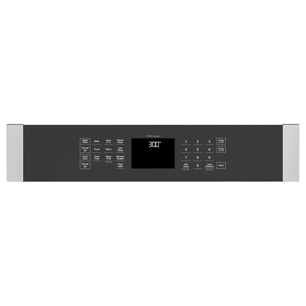 27 In. Smart Double Electric Wall Oven with Self Clean in Stainless Steel