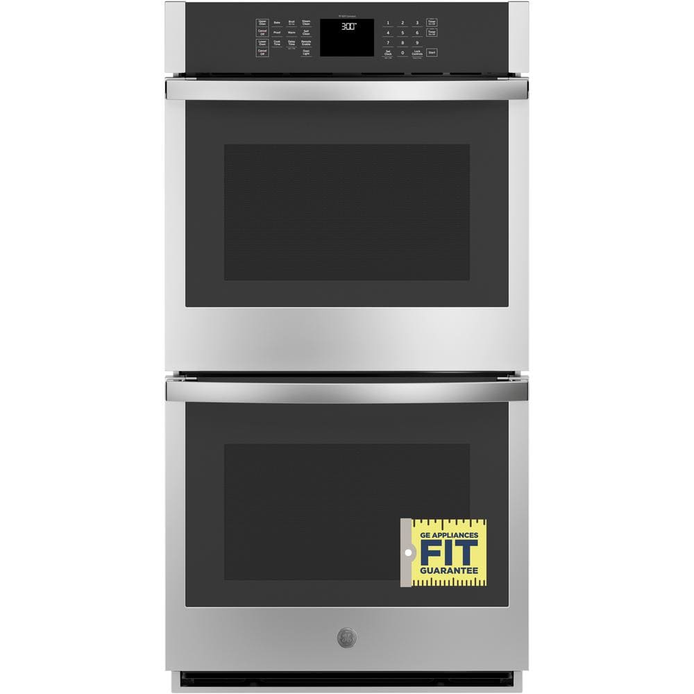 27 In. Smart Double Electric Wall Oven with Self Clean in Stainless Steel