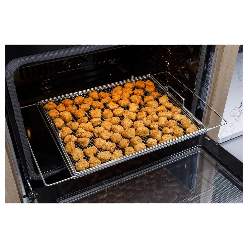 27 In. Double Smart Convection Wall Oven with No-Preheat Air Fry in Stainless Steel