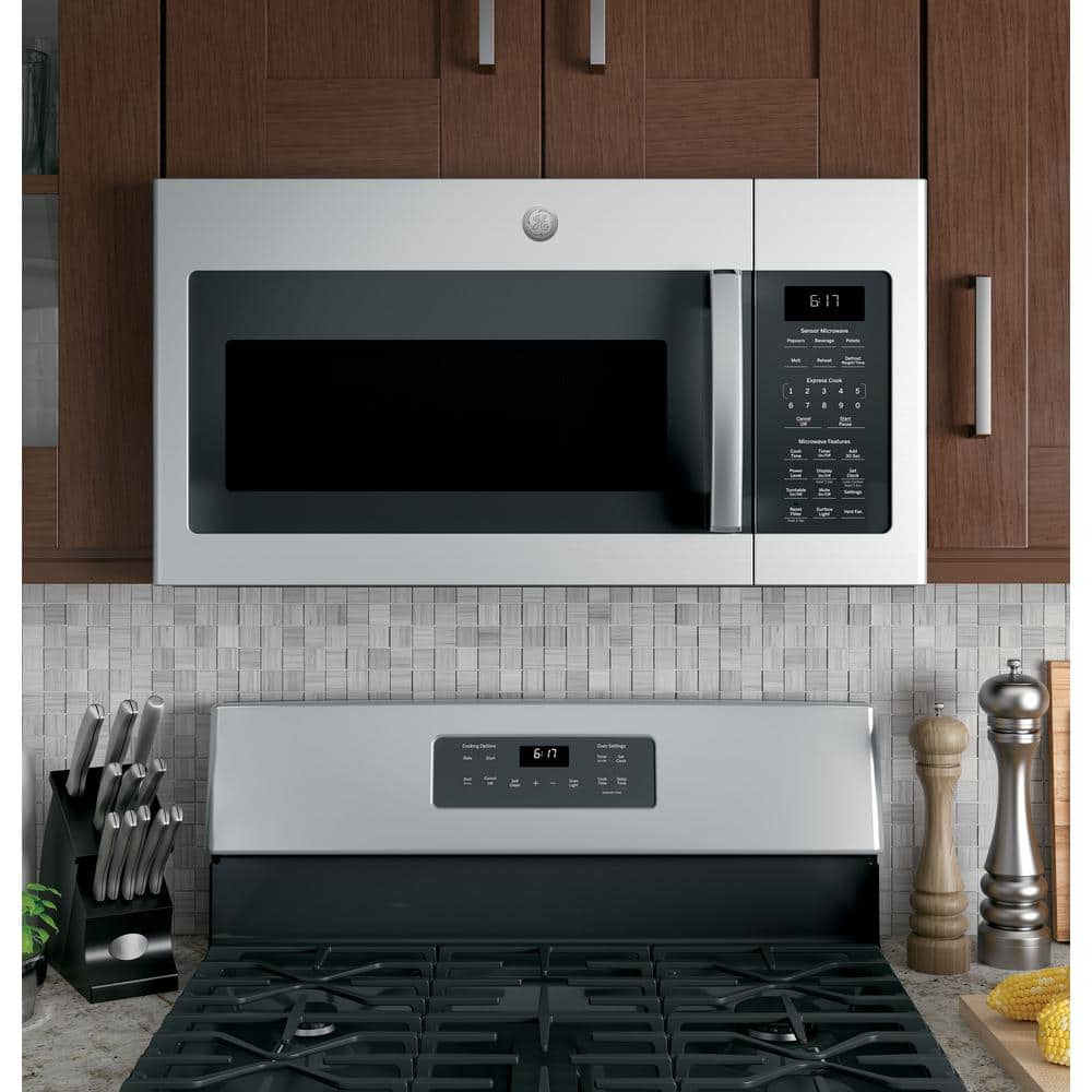 1.7 Cu. Ft. over the Range Microwave with Sensor Cooking in Stainless Steel