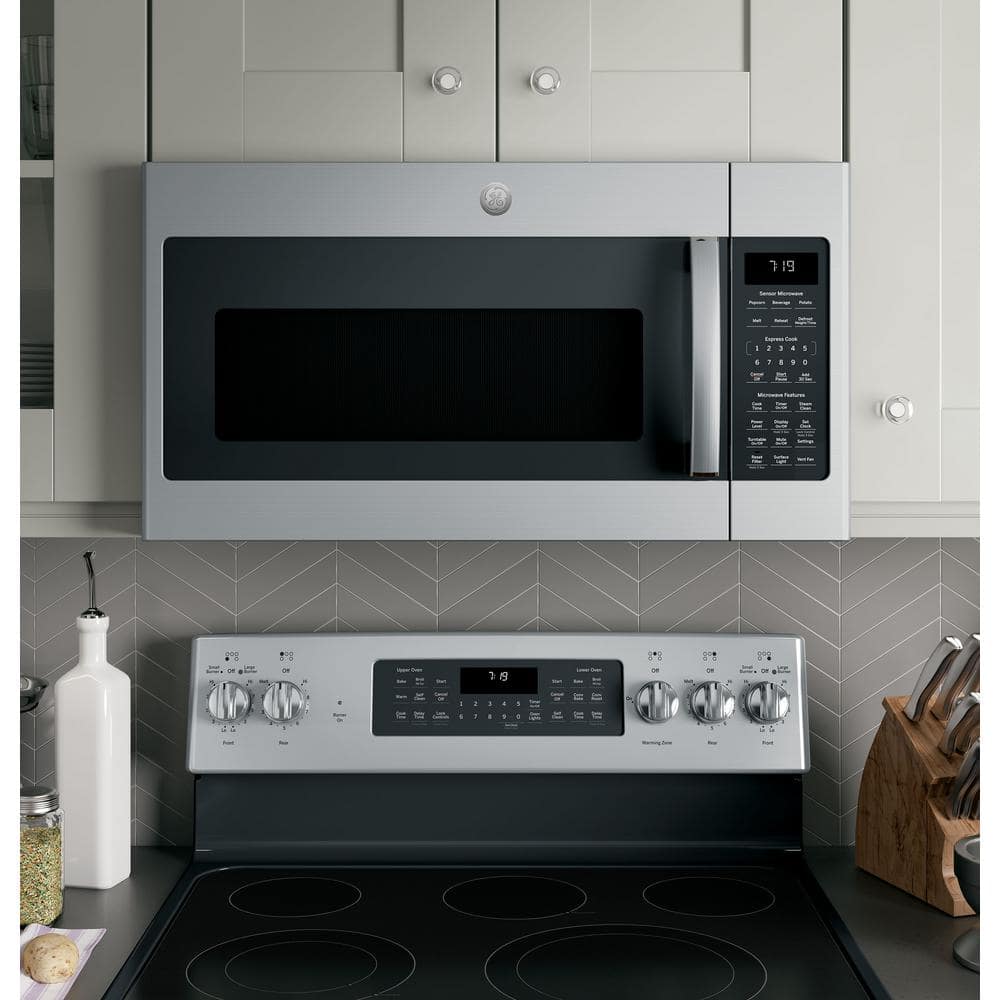 1.9 Cu. Ft. Over-The-Range Microwave in Stainless Steel with Sensor Cooking