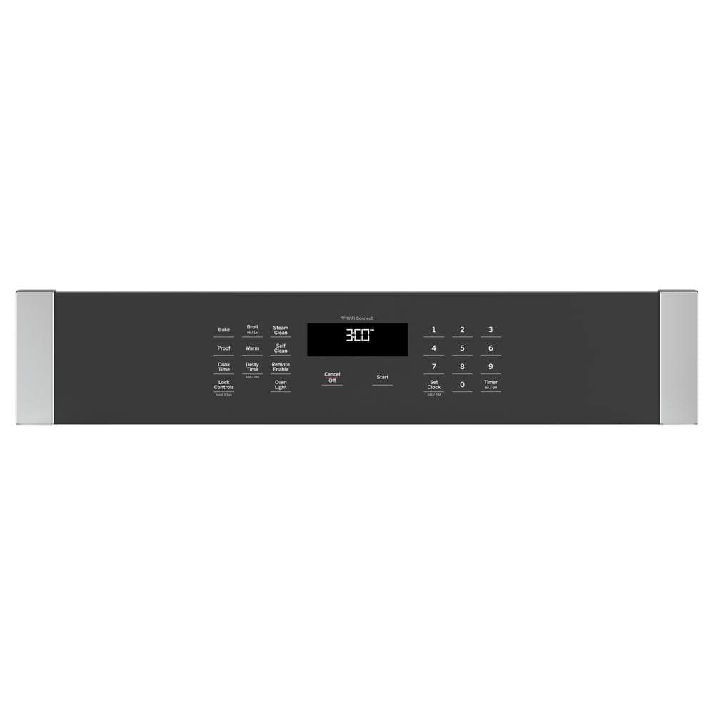 27 In. Smart Single Electric Wall Oven Self-Cleaning in Stainless Steel