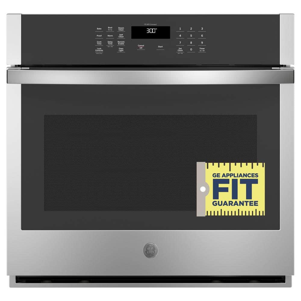 30 In. Smart Single Electric Wall Oven Self-Cleaning in Stainless Steel