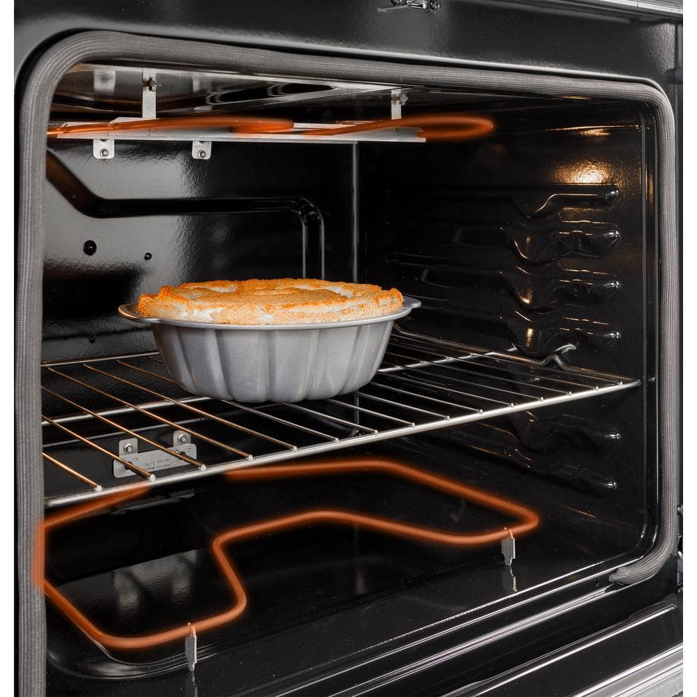 30 In. 4 Burner Element Free-Standing Electric Range in Stainless Steel W/Stainless Knobs