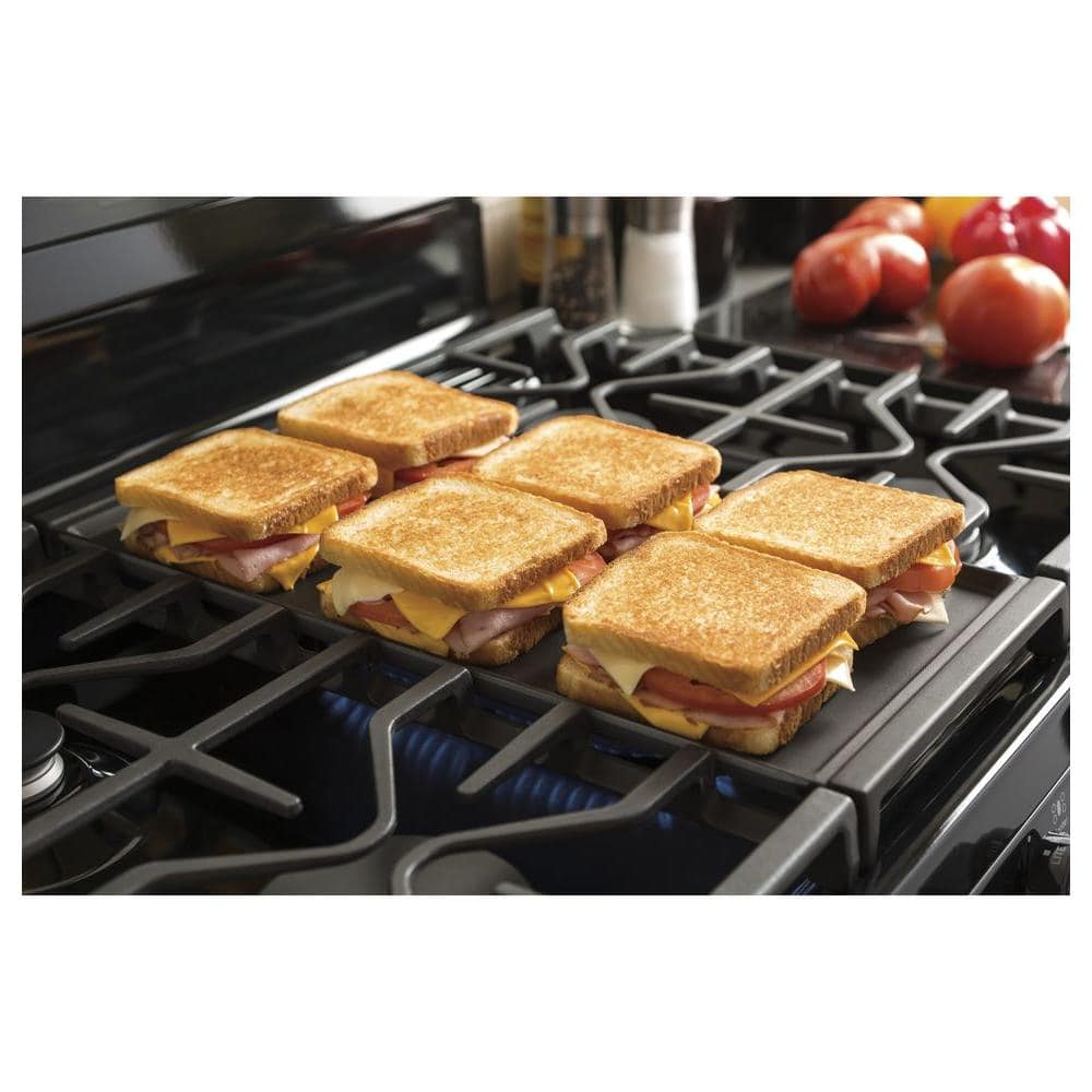30 In. 5.0 Cu. Ft. Freestanding Gas Range in Stainless Steel with Griddle