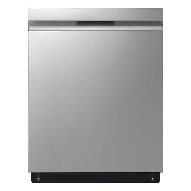 24 In. Top Control Standard Dishwasher with Quadwash in Stainless Steel