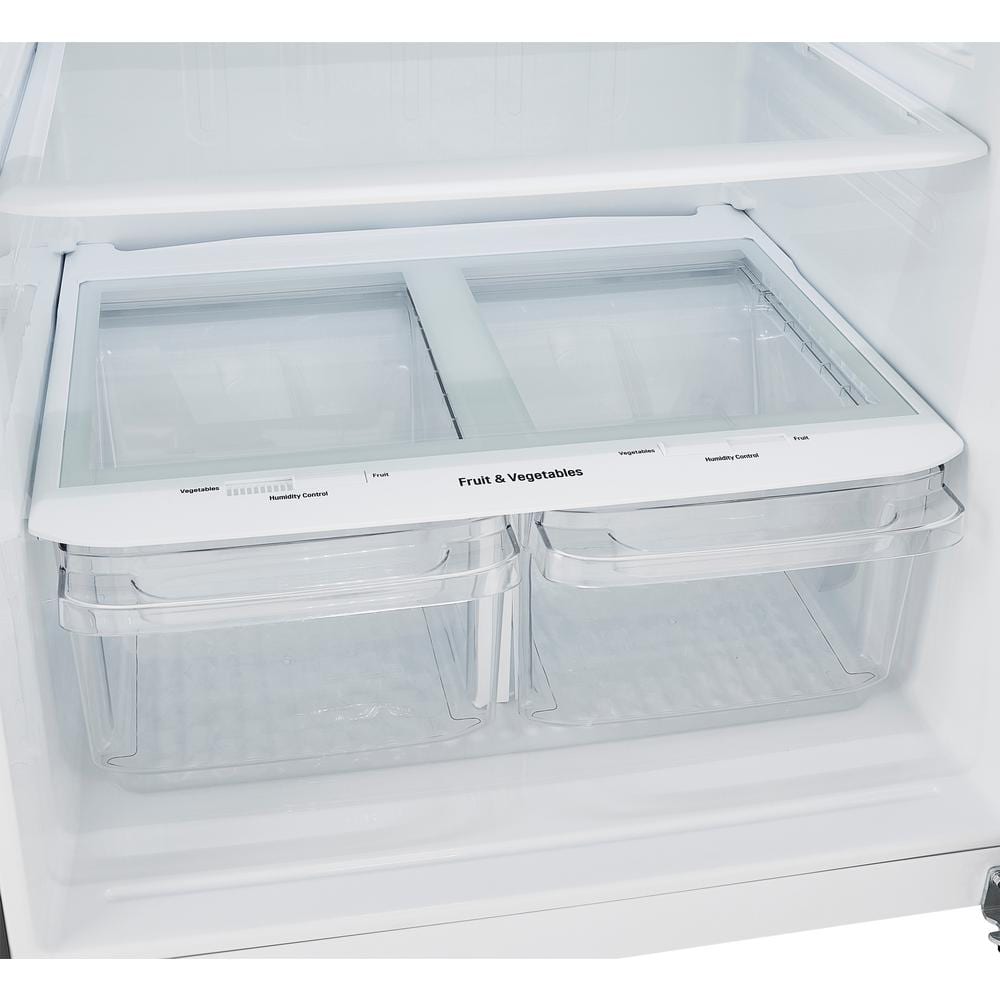 24 Cu. Ft. Top Mount Freezer Refrigerator with Multi-Flow Air System in Stainless Steel, Garage Ready