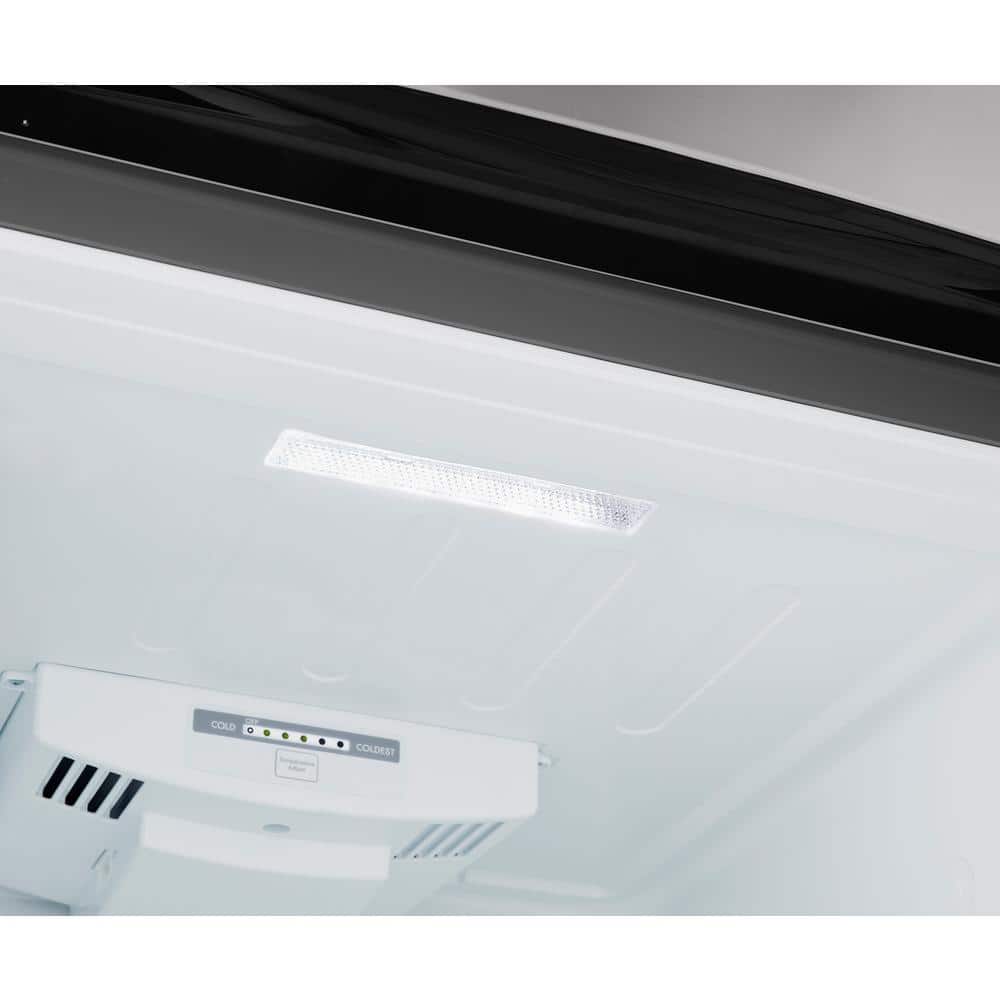 24 Cu. Ft. Top Mount Freezer Refrigerator with Multi-Flow Air System in Stainless Steel, Garage Ready