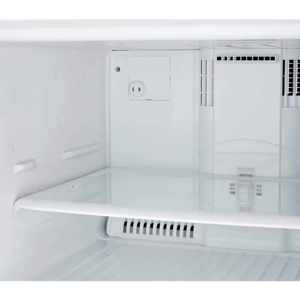 24 Cu. Ft. Top Mount Freezer Refrigerator with Multi-Flow Air System in Stainless Steel, Garage Ready