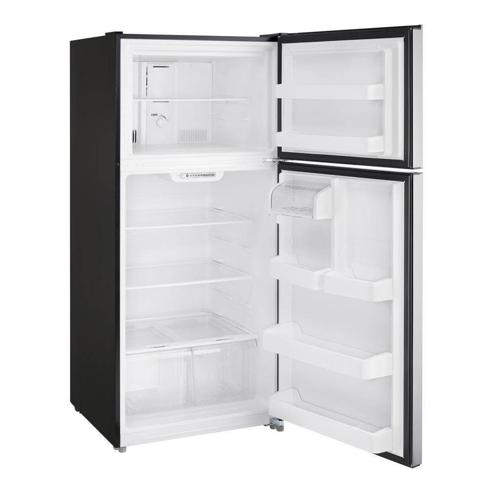 18 Cu. Ft. Top Freezer Refrigerator in Stainless Steel Look