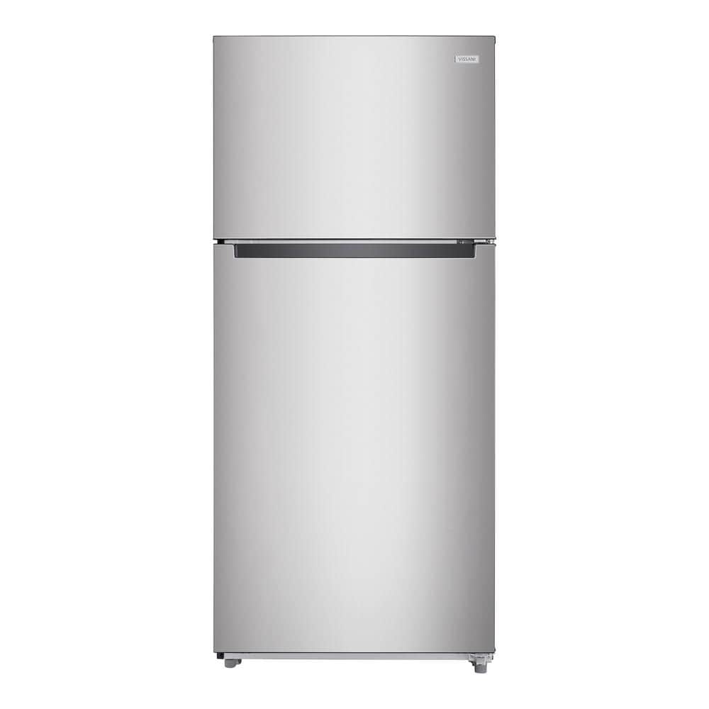 18 Cu. Ft. Top Freezer Refrigerator in Stainless Steel Look
