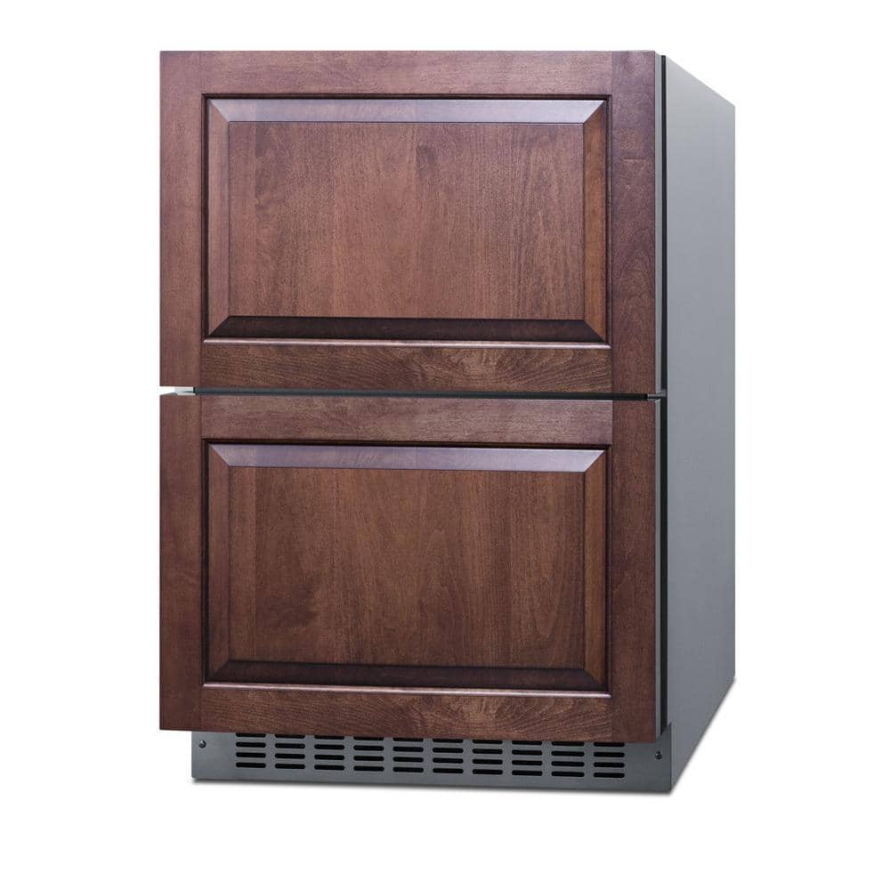 3.9 Cu. Ft. Drawer Refrigerator with Freezer in Stainless Steel