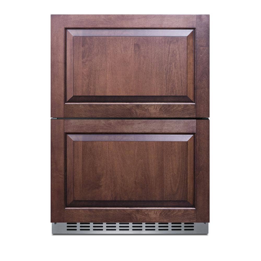 3.9 Cu. Ft. Drawer Refrigerator with Freezer in Stainless Steel
