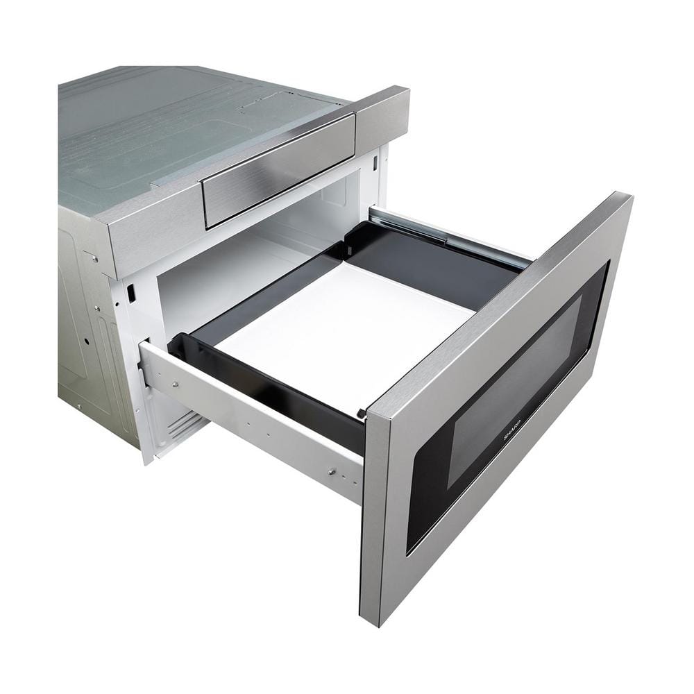 1.2 Cu. Ft. 24 In. Microwave Drawer with Concealed Controls, Built-In Stainless Steel with Sensor Cooking