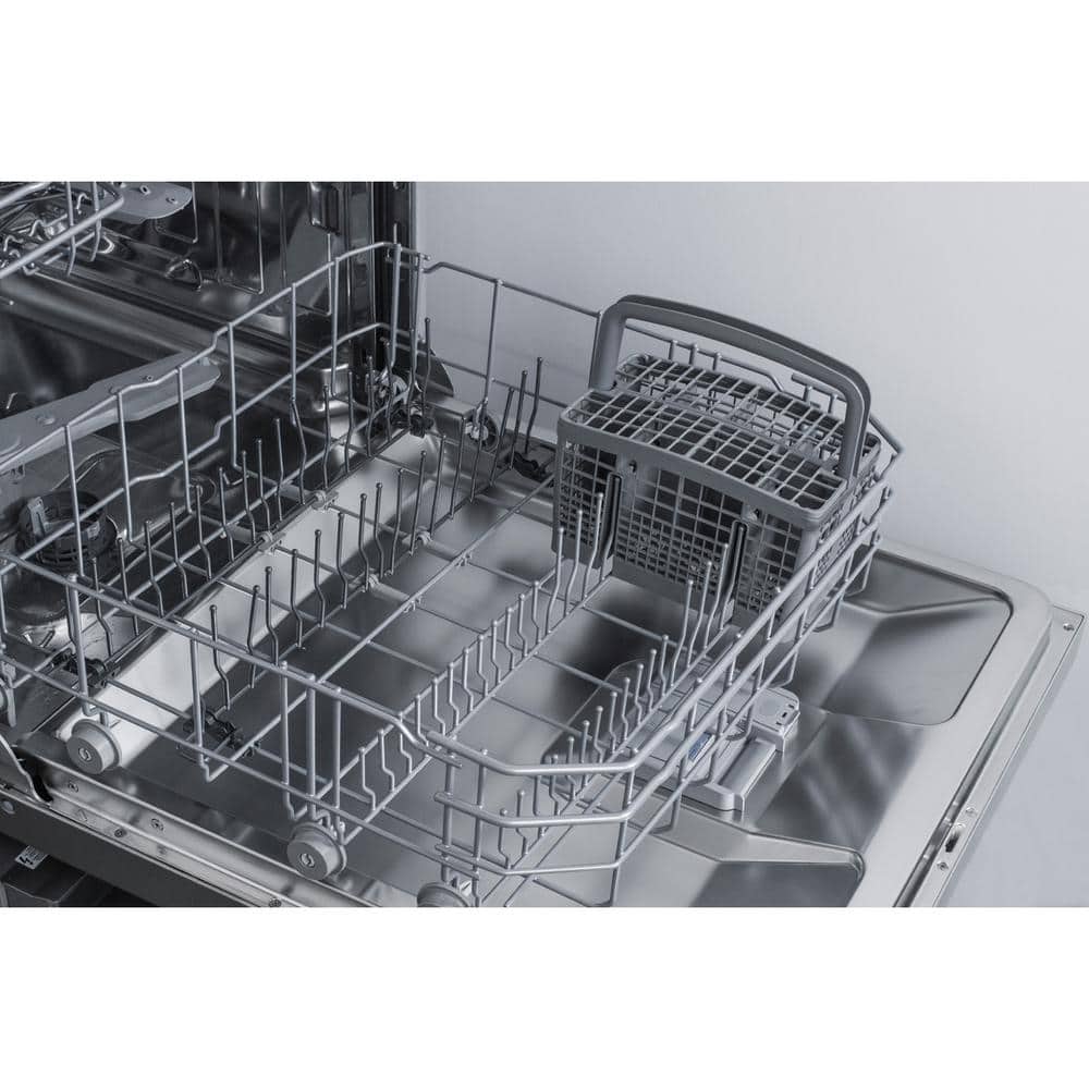 24 In. Front Control Dishwasher in Stainless Steel, ADA Compliant