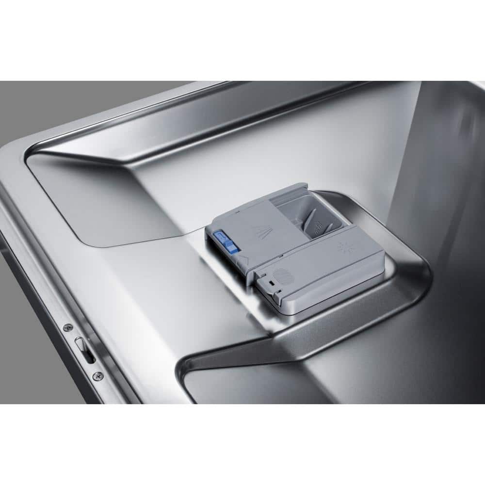 24 In. Front Control Dishwasher in Stainless Steel, ADA Compliant