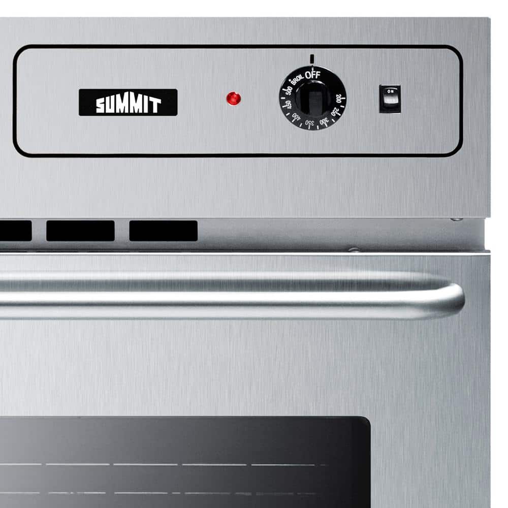24 In. Single Gas Wall Oven in Stainless Steel